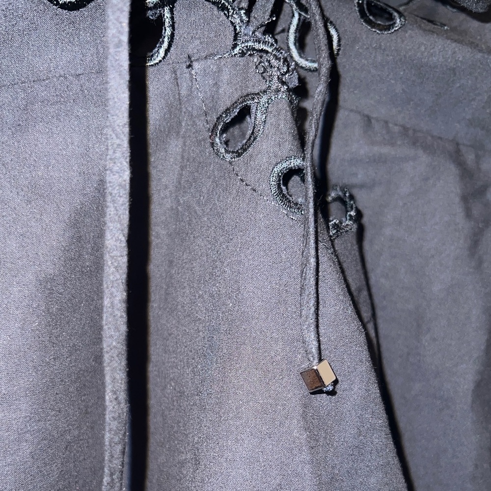 Magali Pascal V-Neck Cutout Buttondown Dress - Picture 8 of 10